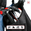 30L Outdoor Riding Motorcycle Helmet Bag Large Capacity Waterproof Combination Lock Storage Pack(Black)