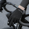 WEST BIKING Cycling Anti-slip Breathable Touch Screen Gloves, Size: L(Black)