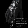 A045 Cycling Gloves Touch Screen Windproof Waterproof Sport Keep Warm Gloves, Size: XL(Black)
