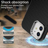For iPhone 12 Carbon Fiber Series IMD Phone Case(Black)