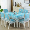 Home Dining Table/Chair Non-Slip Cover, Size: 150x200cm Tablecloths(African Elephant Green)