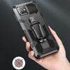 For iPhone 11 Machine Armor Warrior Shockproof PC + TPU Protective Case(Coffee)