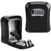 Wall Mounted Key Safe Box - Black - 10,000 Combinations