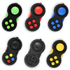3 PCS Decompression Handle Toys Novelty Finger Sports Handle Toy, Colour: Full Black (with Color Box Lanyard)