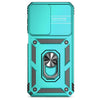 For Samsung Galaxy A16 5G Sliding Camshield Holder Phone Case(Cyan Blue)