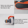 Plastic Household Flower Garden Watering Sprinkler, With Rubber Quick Connector+Rubber Threaded Joint