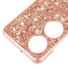 For Huawei P50 Pocket Glitter Powder Shockproof TPU Folding Phone Case(Rose Gold)