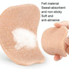2pcs /Set Felt Tongue Stickers Soft Rebound Self-Adhesive Forefoot Pads, Size: S 7.5x5x0.3cm(White)