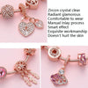 SL131 19cm Women Rose Gold Beaded Bracelet