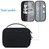Multifunction Watch Strap Data Line 36 Slots Storage Bag(Black)