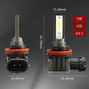 2 PCS M2 H8 / H9 / H11 DC9-36V 9.2W 6000K 1000LM Car LED Headlight Lamps