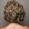 Wig-449 Brown+Light Gold Ladies Short Curly Hair High Temperature Silk Chemical Fiber Wig Headgear