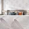 Damascus Self-Adhesive Embossed Wallpaper Thick 3D Non-Woven Fabric Fine Embossed Bedroom Wallpaper, Specification: 0.53 x 3 Meters(1681 Beige)