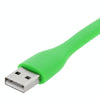 100 PCS Portable Mini USB 6 LED Light, For PC / Laptops / Power Bank, Flexible Arm, Eye-protection Light(Green)