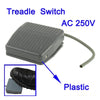 Foot Treadle Switch, 250V 10A, Non-Slip, Grey (TFS-201)