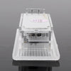 2 PCS LED Car DC 12V 1.5W 6000K 100LM Door Lights 18LEDs SMD-3014 Lamps for BMW F10(White Light)