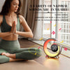 20W Dual Alarm Clock Touch Control Wake Up RGB Light with Nature Music for Sleep (Gold)