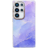 For Samsung Galaxy S23 Ultra 5G Electroplated Marble Texture Phone Case(Blue Purple M10)