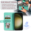 For Samsung Galaxy A36 Simple 6-Card Wallet Leather Phone Case(Green)
