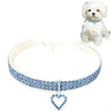 Elastic Love Pet Collar, Blue, L (30cm + 5cm), Cats & Dogs