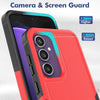 For Samsung Galaxy S24 FE 5G 2 in 1 PC + TPU Phone Case(Red)