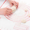 30 x 40cm red Thickened Teflon Non-Stick Mat Silicone Kneading Baking Non-Slip Mat