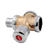 Stool Flush Valve Urinal Delay Valve Hand Press Flush Valve, Style:1 Inch Copper Large