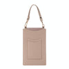 Litchi Texture Card Holder Mobile Phone Bag with Short Strap(Khaki)