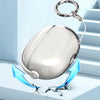 For Apple Beats Studio Buds / Buds+ Headphones Shape Clear Electroplated Acrylic Headset Protective Case(White)