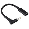 4.0 x 1.7mm Elbow to USB-C / Type-C Adapter Nylon Braid Cable