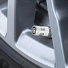 4pcs /Set Bear Claw Car Tire Modification Valve Protective Cap(Silver)