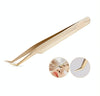 Eyelash Clip Eyelash Tweezers High Precision Eyelash Extension Tool(Princess Tweezers)