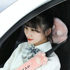 Car Plush Head Pillow Cat Claw Car Neck Pillow Car Female Decorative Supplies, Colour: Pink Shoulder Pad