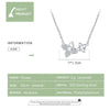 S925 Sterling Silver Hydrangea Women Nacklace Jewelry