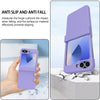For Samsung Galaxy Z Flip5 Hinge MagSafe PC Full Coverage Phone Case(Purple)