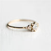 Geometric Square Rings for Women Wedding Rhinestone Finger Rings Charm Jewelry, Ring Size:6