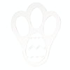 Acrylic Easter Bunny Footprint Template, Style:Single Footprint
