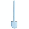 Soft Rubber Toilet Brush Clamp No Dead Space Cleaning Brush, Size: Drain(Ice Blue)