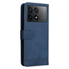 For Xiaomi Redmi K70 / K70 Pro Skin Feel Life Tree Metal Button Leather Phone Case(Blue)