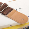 Cotton Linen Guitar Studs Strap Diagonal Shoulder Strap Musical Instrument Accessories(Light Gray)