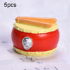 5pcs Micro Landscape Simulation Musical Instrument Resin Ornament Miniature Desktop Decoration, Style: No.11 Drum