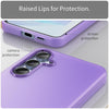 For Samsung Galaxy A55 5G Frosted Translucent TPU Hybrid PC Full Coverage Phone Case(Dark Purple)