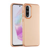 For Samsung Galaxy A56 5G Frosted Translucent TPU Hybrid PC Full Coverage Phone Case(Orange)