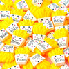 10 PCS French Fries Resin Children DIY Accessories, Size:1.7x2.2cm(Yellow)