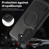 For Samsung Galaxy S25+ 5G Multi-function Holder MagSafe PU Phone Case(Black)