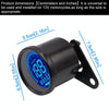 CS-636B1 Motorcycle Multi-functional Modification Instrumentation Motorcycle Odometer Speedometer Tachometer Oil Gauge (Black)