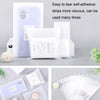 2 Sets CPE Matte Self -Sealed Bag Data Cable Phone Case Packaging Bag, Size:11x13cm