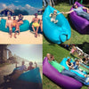Inflatable Lounger Polyester Fabric Compression Air Bag Sofa for Beach / Travelling / Hospitality / Fishing, Size: 185cm x 75cm x 50cm, Normal Quality(Red)