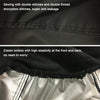 210D Oxford Cloth Motorcycle Electric Car Rainproof Dust-proof Cover, Size: XL (Silver)