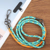8mm 3 in 1 Anti-lost Strap Phone Crossbody Splicing Lanyard(Black)